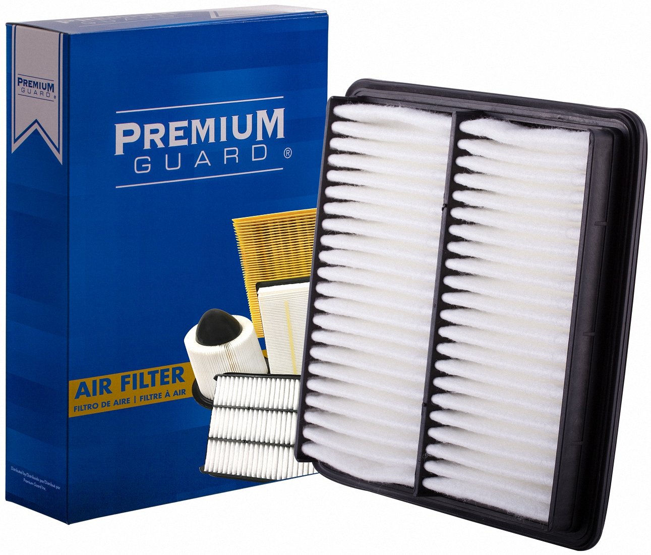 PG Engine Air Filter PA5368 - Compatible with 2002-1999 Daewoo Lanos | High-Performance Replacement for Cleaner Engine Airflow | Ideal for City Driving & Highway Commutes