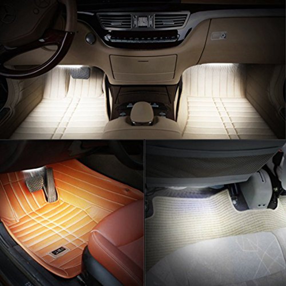 12V 40 LED White Waterproof Interior Van Lights with Projection Lens - Perfect for LWB Vans, Boats, Caravans, Trailers & Ceiling Lighting - Ideal for Camping, Road Trips & Nighttime Vehicle Illumination