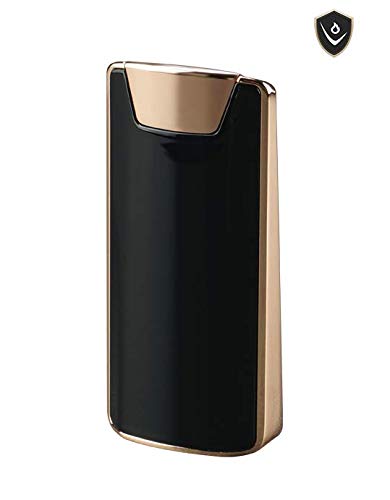 Vector KGM Vector Cosmo Electric Double Flame Lighter (Rose Gold) - USB Rechargeable Windproof Lighter for Cigars, Candles & Outdoor Use - Perfect for Camping, BBQ & Home Decor