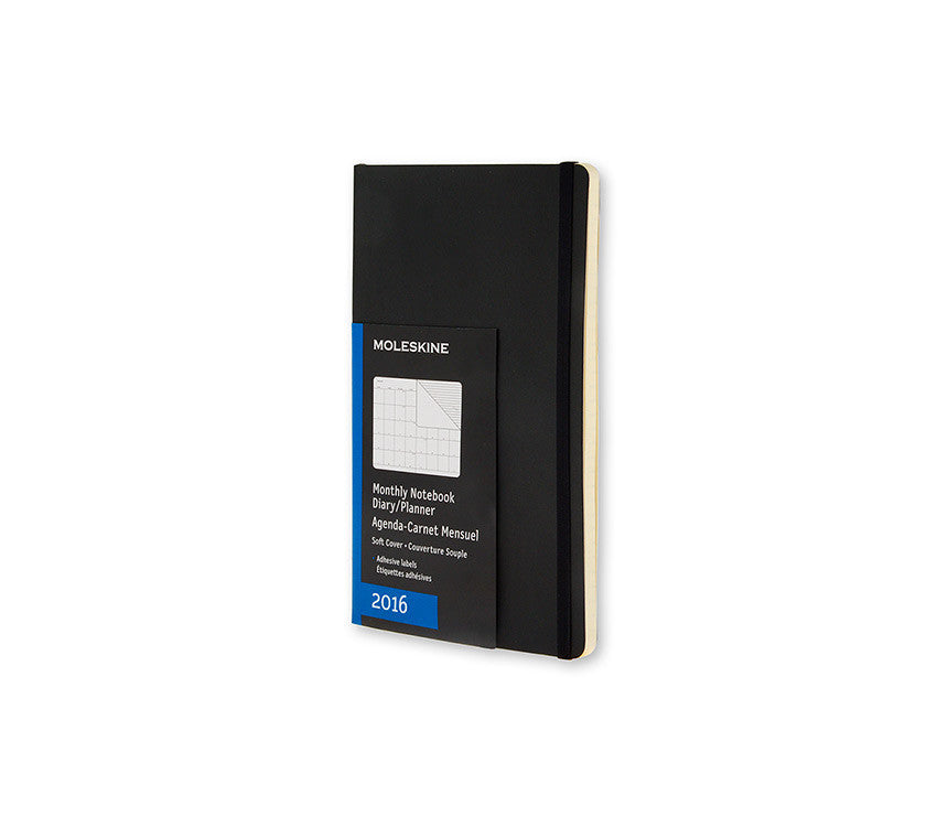 Premium Moleskine Monthly Planner 2024 - 12 Month Soft Cover Notebook for Work, School & Personal Organization | Perfect for Journaling, Scheduling & Productivity Tracking