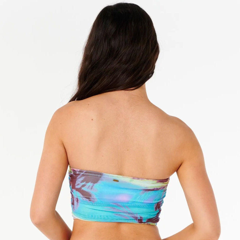 Rip Curl Women's Hidden Isles Bandeau Bikini Top - Stylish Swimwear for Beach, Pool & Summer Vacations