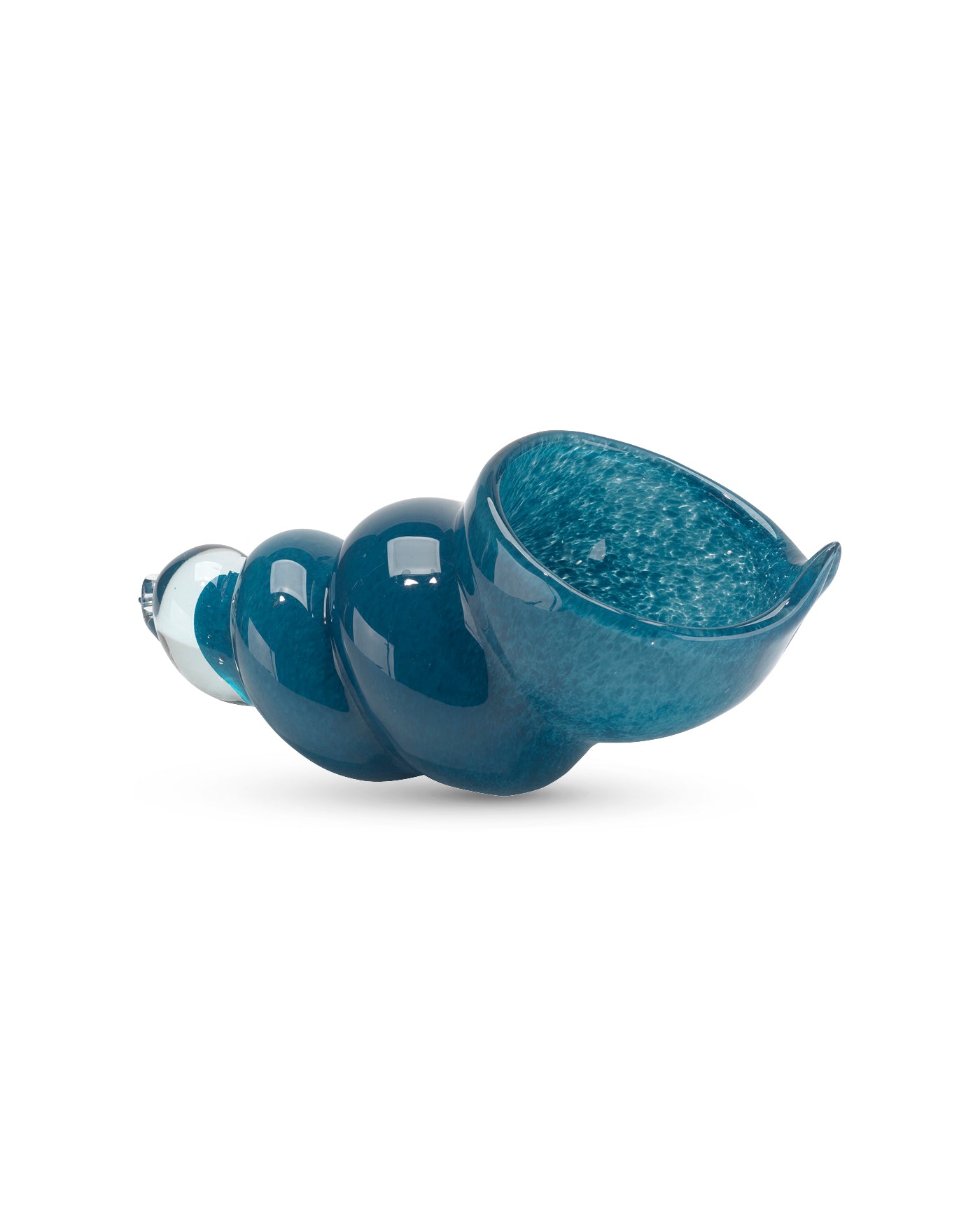 Ariel Shells (Set of 2) - Blue Ceramic Decorative Seashells for Beach Themed Home Decor, Bathroom, or Coastal Wedding Centerpieces