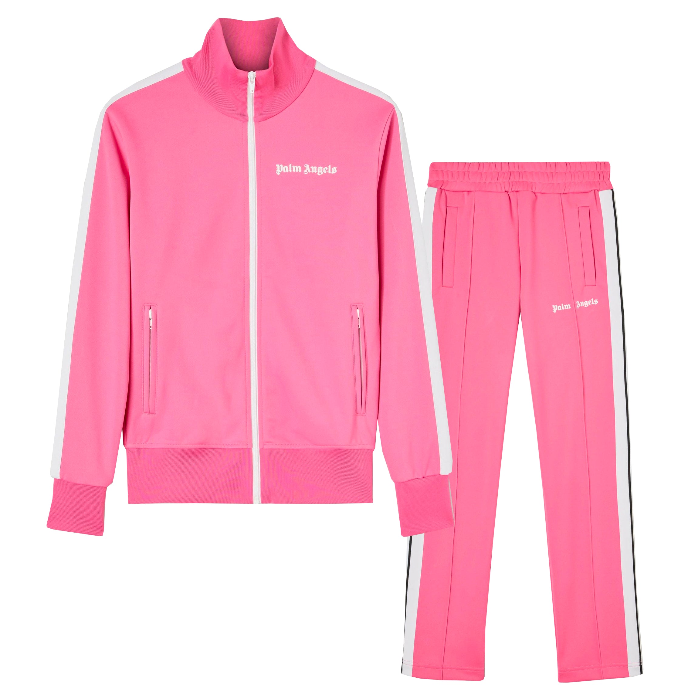 Palm Angels Pink Tracksuit for Kids - Trendy Boys & Girls Casual Outfit - Perfect for School, Playdates & Family Outings