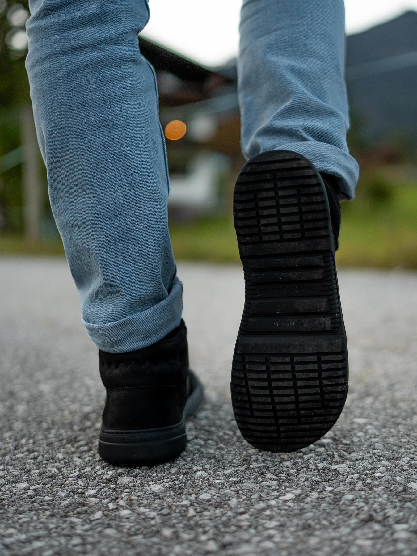 Barefoot Sneakers for Men & Women - Barebarics Element All Black Minimalist Shoes | Lightweight & Flexible for Running, Walking & Gym Workouts