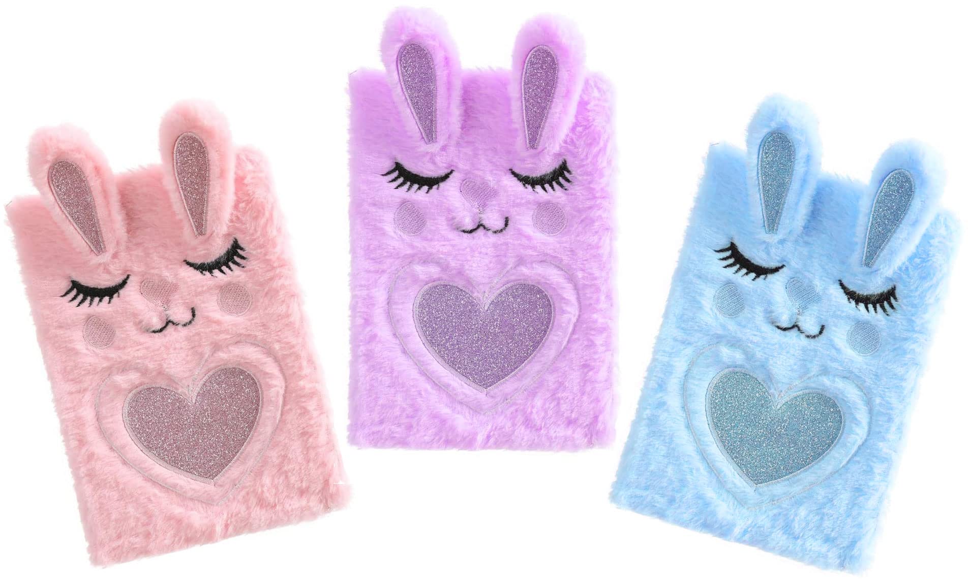 ALMOSTHERE® Unicorn Stationery Set - A5 Locking Diary with 240 Pages, Fur Pouch, Pens & Pencils - 4-Piece Educational Gift Combo for Girls - Perfect for School, Birthday Presents & Unicorn Lovers