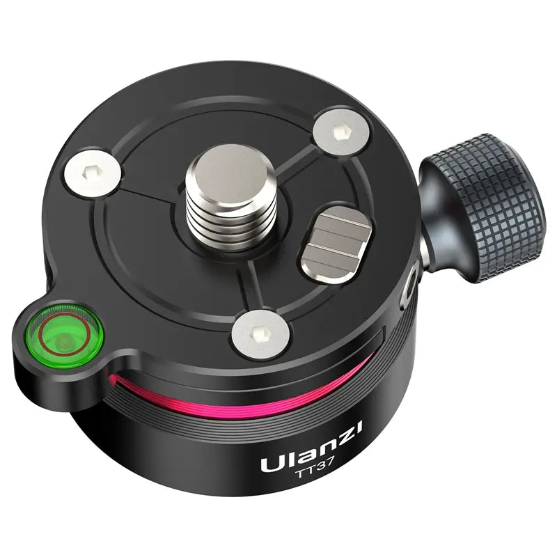 Ulanzi TT37 Mini Leveling Base for Tripod Head T065GBB1 - Compact Tripod Leveling Base for DSLR Camera, Video Shooting & Photography - Perfect for Travel, Vlogging & Outdoor Adventures