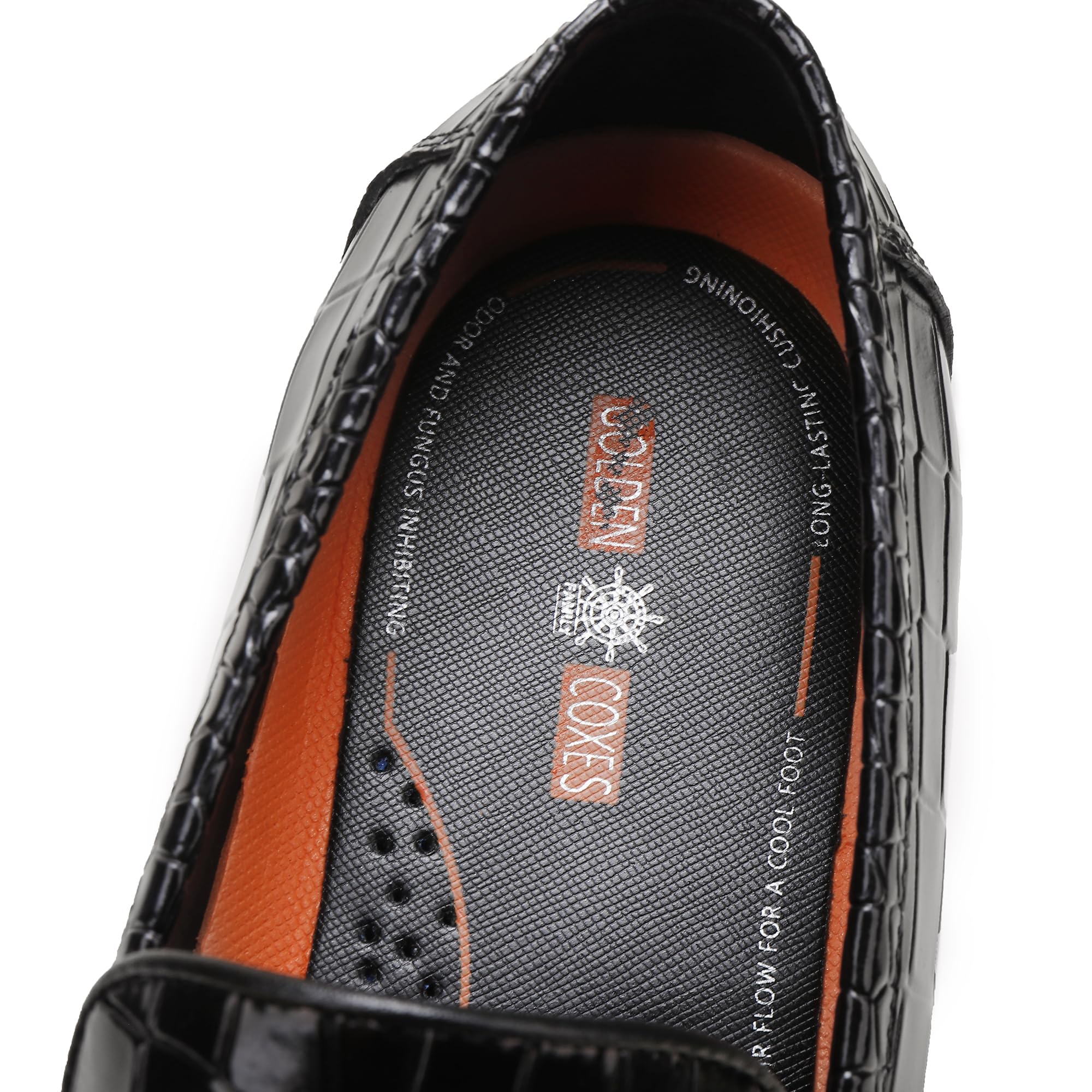 Premium Men's Leather Tassel Loafers - Classic Alligator Print Slip-On Dress Shoes for Business, Wedding & Formal Occasions | Comfortable & Stylish Office & Evening Wear