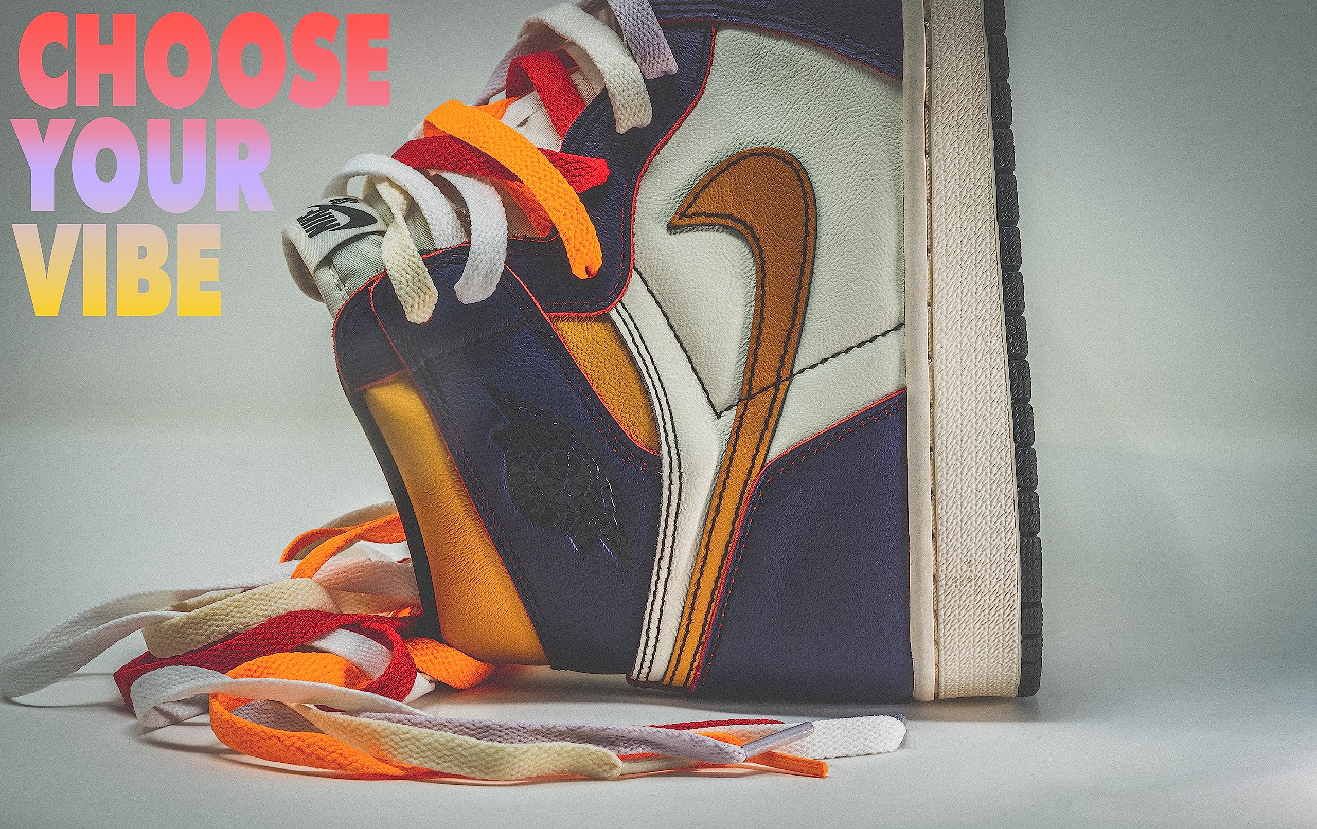 Premium Flat Cotton Shoe Laces Replacement for Air Jordan, Dunk, Air Force 1 & Converse - LitLaces Durable Sneaker Laces for Casual Shoes & Athletic Wear - Perfect for Sports, Workouts & Everyday Fashion