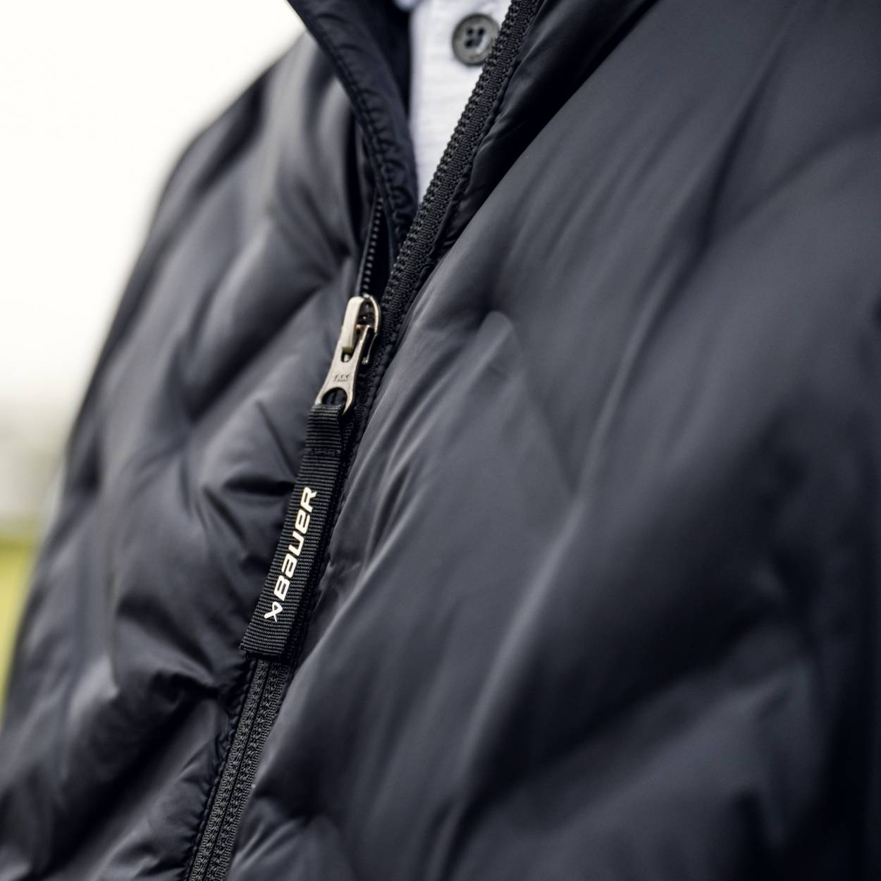 Bauer FLC Core Hybrid Jacket Senior - Lightweight Hockey Jacket for Men - Perfect for Ice Skating, Hockey Games & Outdoor Winter Sports