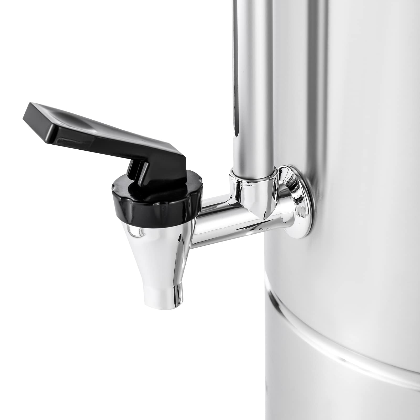 Commercial Grade Stainless Steel 25L/6.6gal Coffee Urn - Large Capacity Coffee Maker & Hot Water Dispenser for Restaurants, Catering, Offices & Events