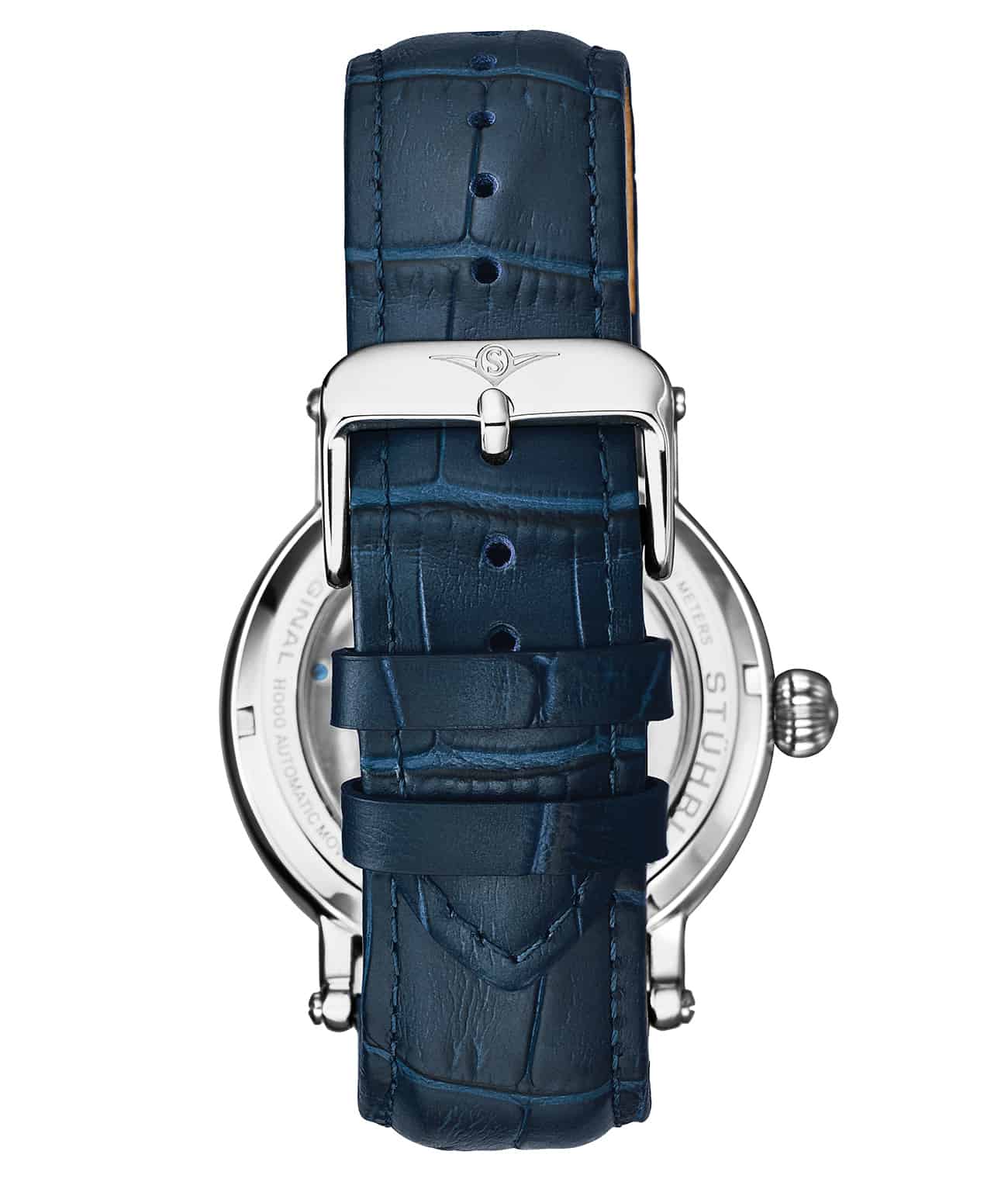 Macrocosm 4000 Automatic 43mm Skeleton Watch with Dual Time Display - Perfect for Business Travelers and Watch Collectors