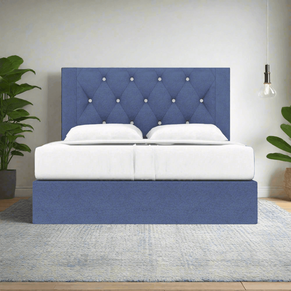Hansen Fabric Drawer Bed Frame with Storage - Queen Size Platform Bed Frame for Bedroom, Sturdy Metal Frame & Pet Friendly Design - Perfect for Small Spaces, Guest Rooms & Pet Owners