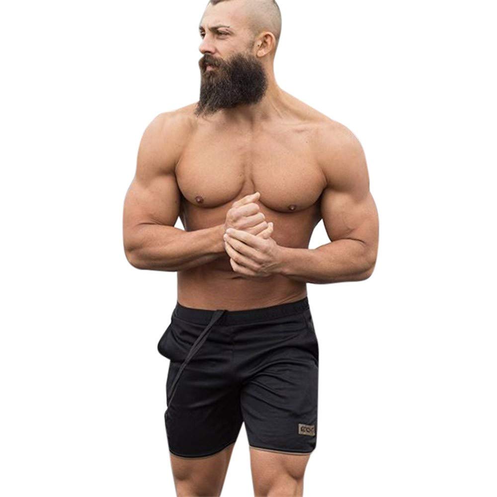 Men's Athletic Shorts for Sports Training, Bodybuilding & Gym Workouts - Breathable Summer Basketball Shorts with Pockets - Perfect for Running, Fitness & Outdoor Activities