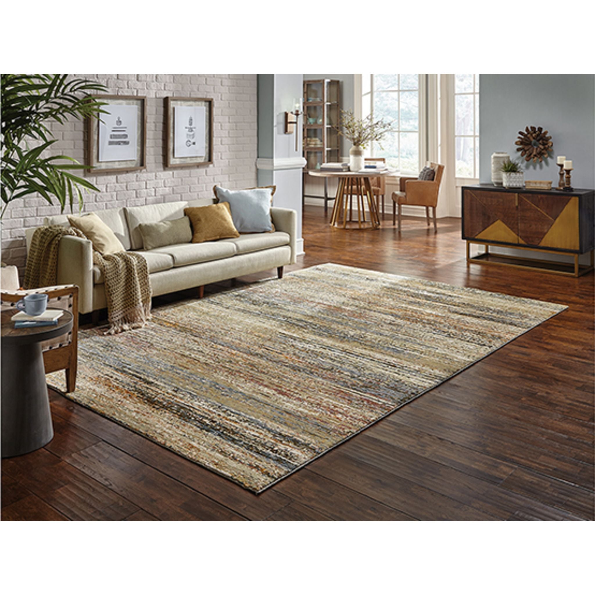 Premium Atlas II Area Rug - Soft & Durable Non-Slip Living Room Rug - Perfect for Bedroom, Home Decor & High Traffic Areas