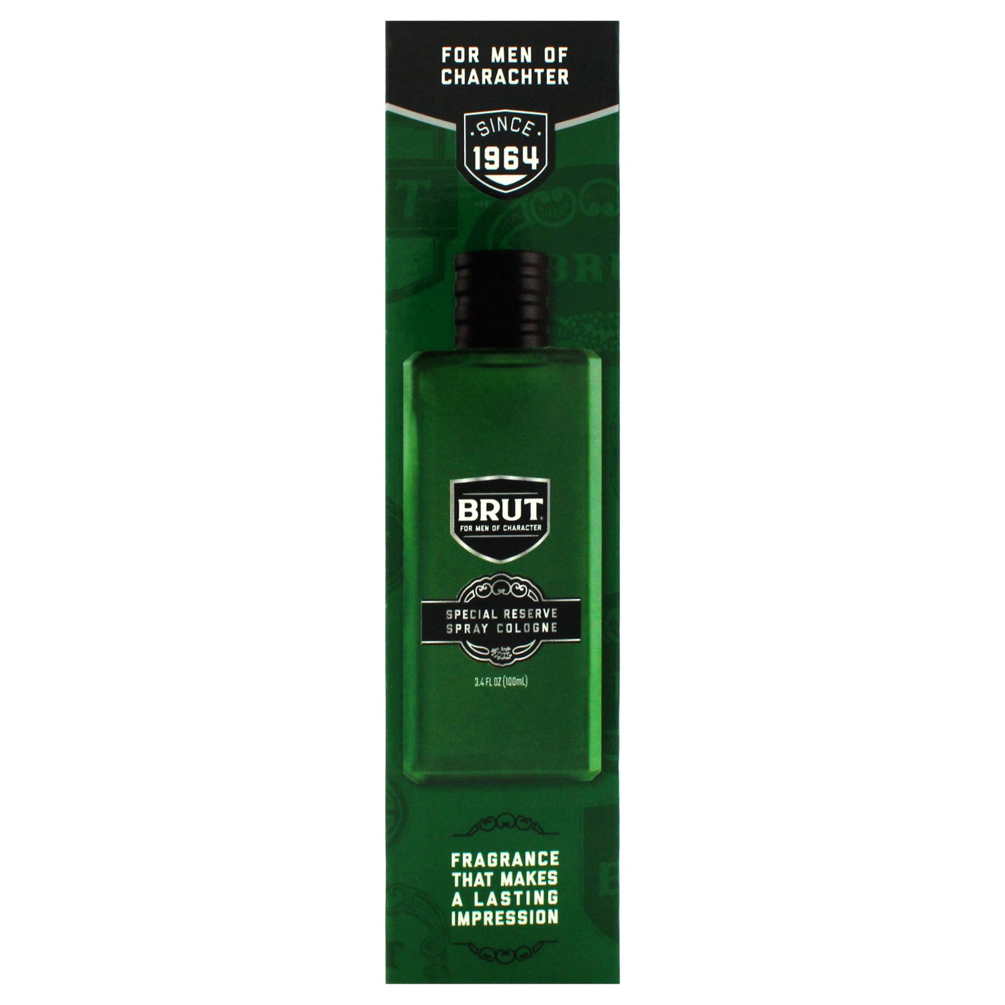 Brut Special Reserve Cologne for Men - 3.4 oz Eau de Toilette Spray | Long-Lasting Fragrance for Day & Night Wear, Work & Special Occasions