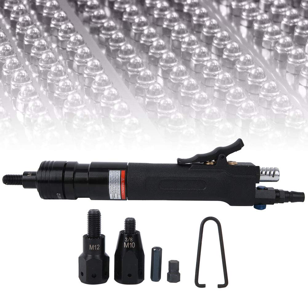 Tgoon Pneumatic Rivet Nut Gun - Self-Locking Design, High Accuracy, Long Service Life, Automatic Air Riveter for M10/M12, 200 RPM, 0.65 MPa Alloy - Ideal for Automotive Repair, Metal Fabrication, and Industrial Assembly