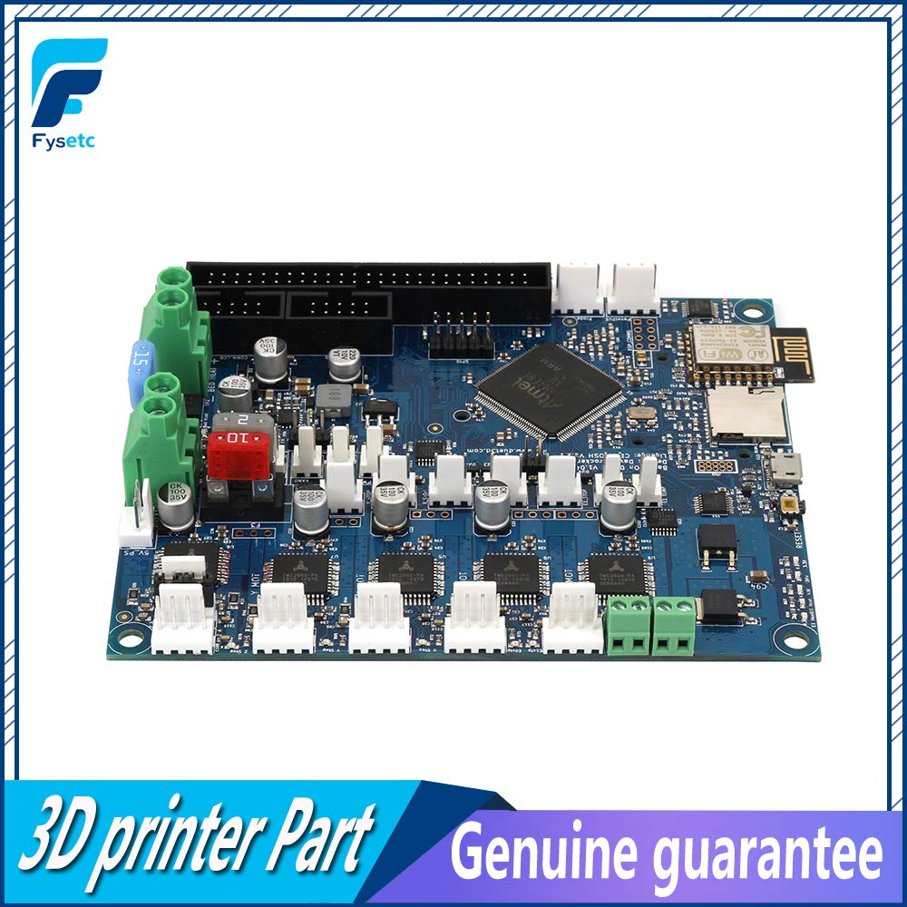 Duet 2 WiFi V1.04 32bit Controller Board - Latest 3D Printer & CNC Motherboard Upgrade | Compatible with RepRap, Delta & Cartesian Printers | Perfect for DIY 3D Printing, Prototyping & CNC Machining Projects