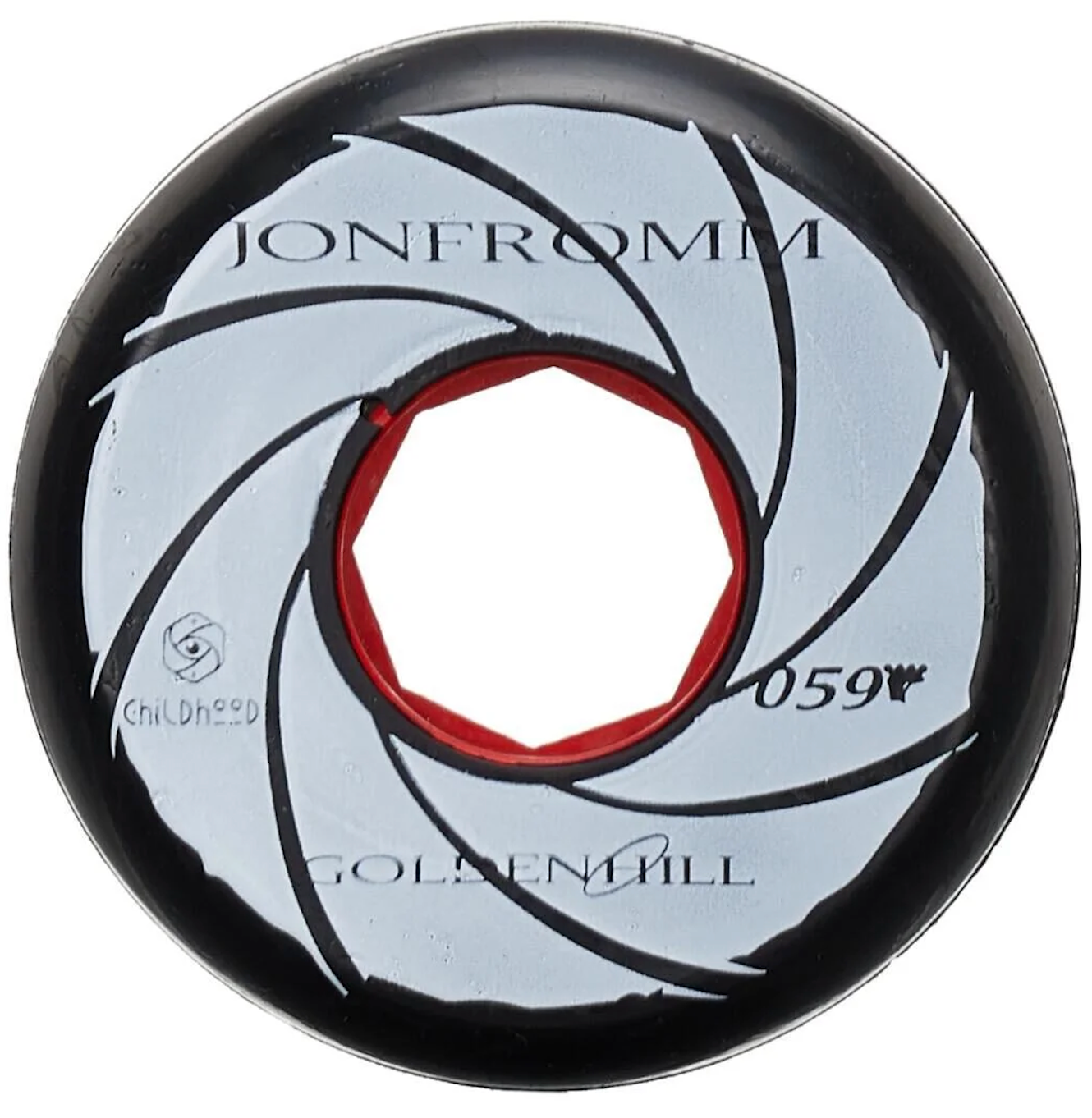 59mm Red Eye Jon Inline Skate Wheels - High-Performance Rollerblade Wheels for Speed Skating, Aggressive Skating & Outdoor Sports