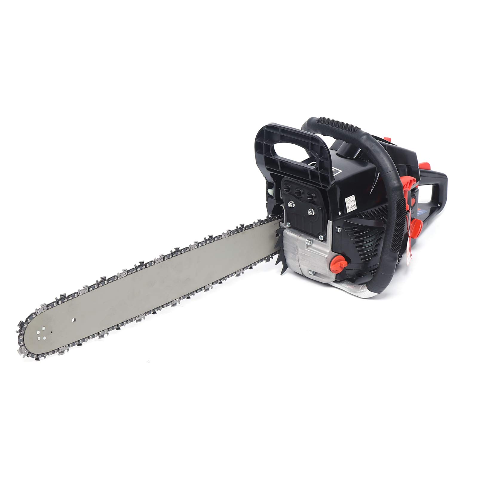 CNCEST 80cc 2-Stroke Gasoline Powered Handheld Chainsaw - 21 Inch Cordless Petrol Chainsaw with Guide Board for Tree Cutting, Wood Chopping, Farm, Garden, Ranch & Forest Work | Ideal for Logging, Firewood Preparation & Landscaping