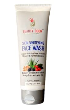 Whitening Face Wash with Aloe Vera & Turmeric - 100g for Glowing Skin