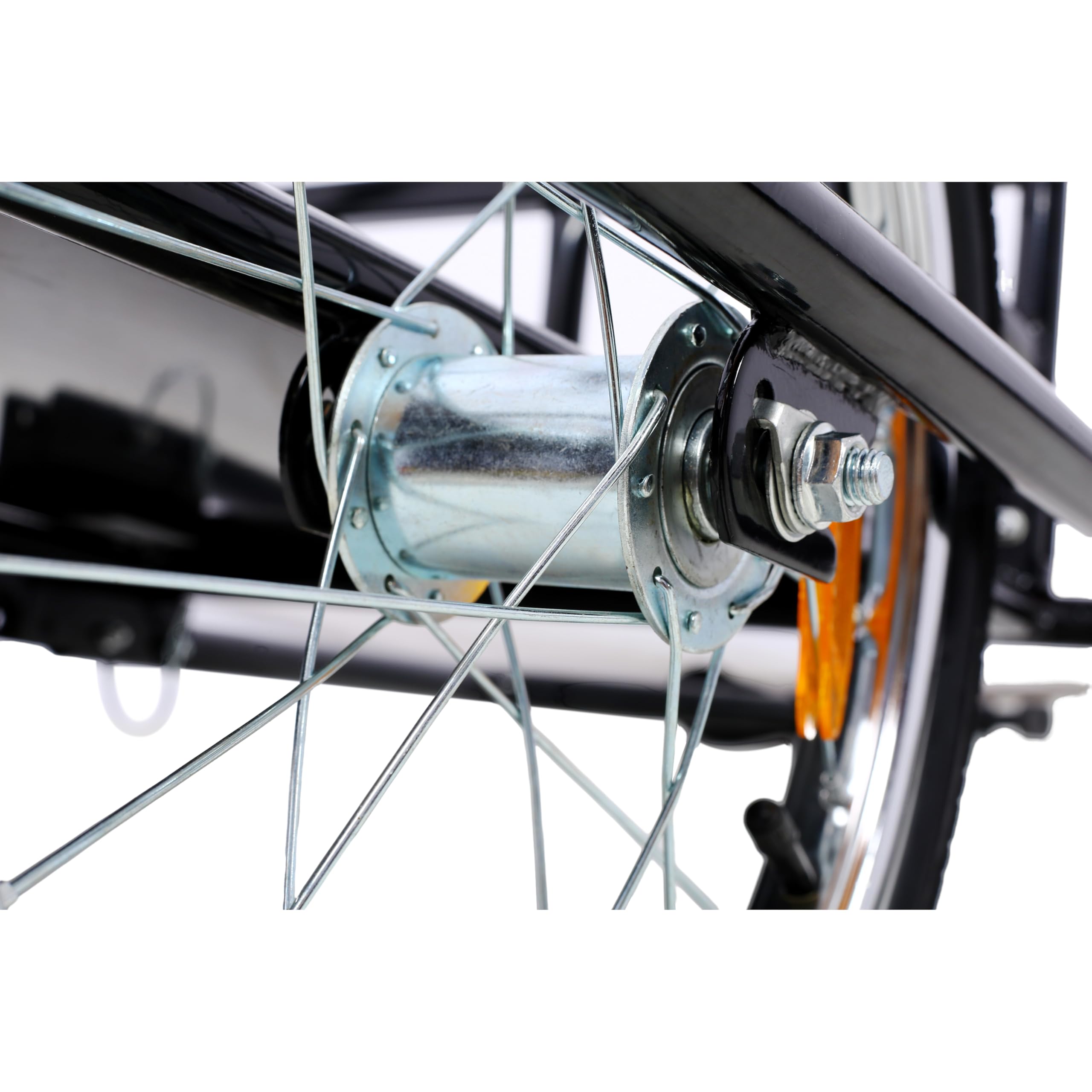 Foldable Bike Cargo Trailer - Heavy-Duty 110LBS Capacity Bicycle Trailer with Universal Hitch | 16