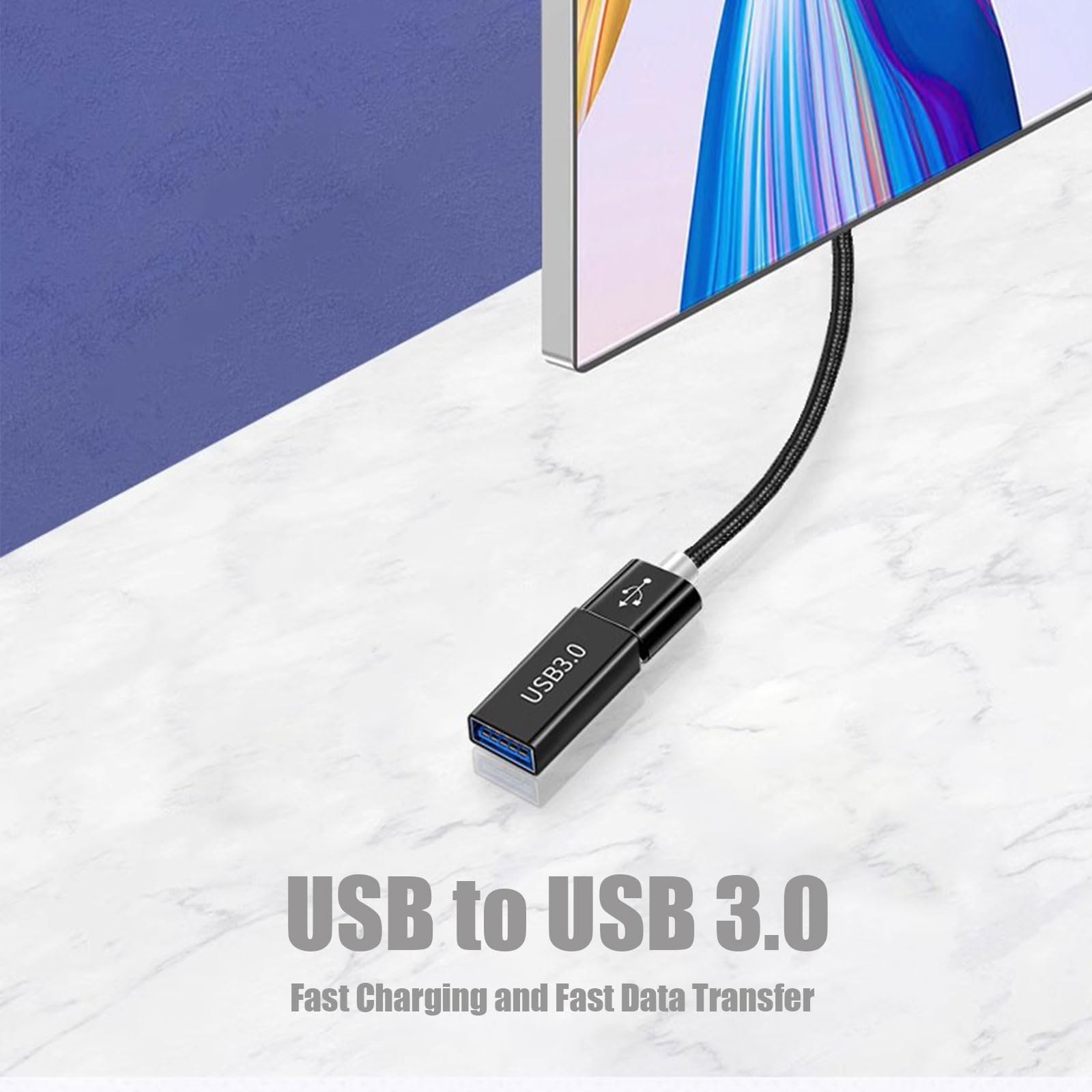 4-Pack USB Female to Female Adapter - Connect Two USB Male Devices | Compatible with MacBook Pro/Air, iPad Pro, Google Pixel & More | Perfect for Data Transfer, Charging & Device Extension
