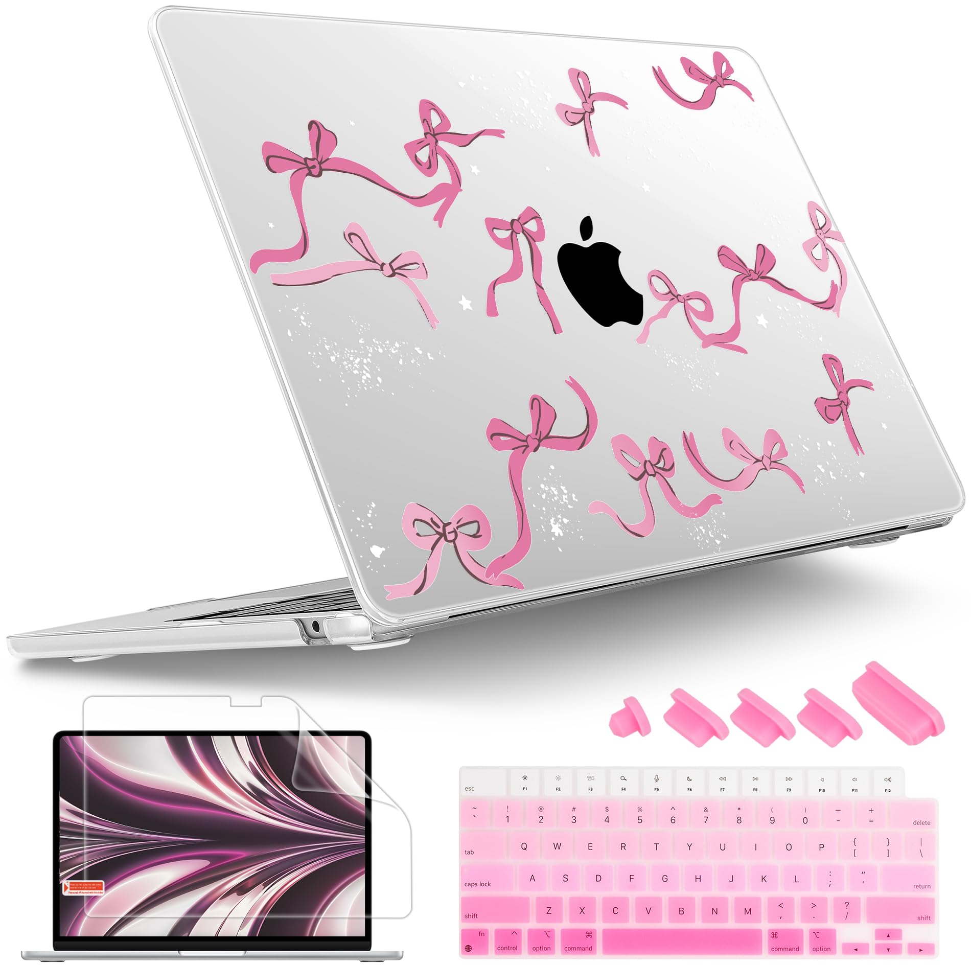 Premium Hard Plastic Protective Case for MacBook Air 13.6 inch (2022-2025 Models A3240/A3113/A2681) - Compatible with M2 Chip, Liquid Retina Display & Touch ID - Lightweight Durable Cover for Work, Travel & School Use