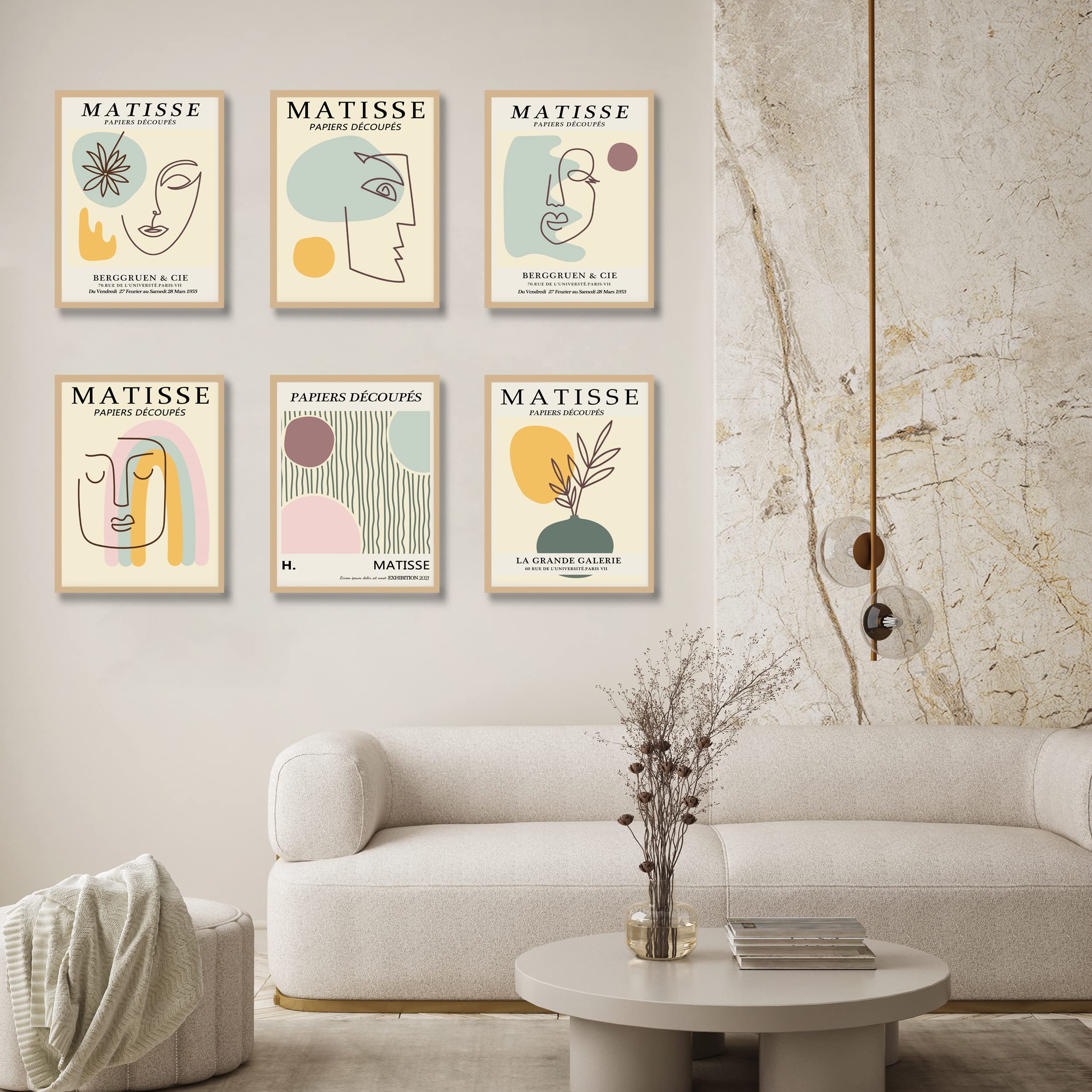Matisse Wall Art Prints Set of 6 - 8
