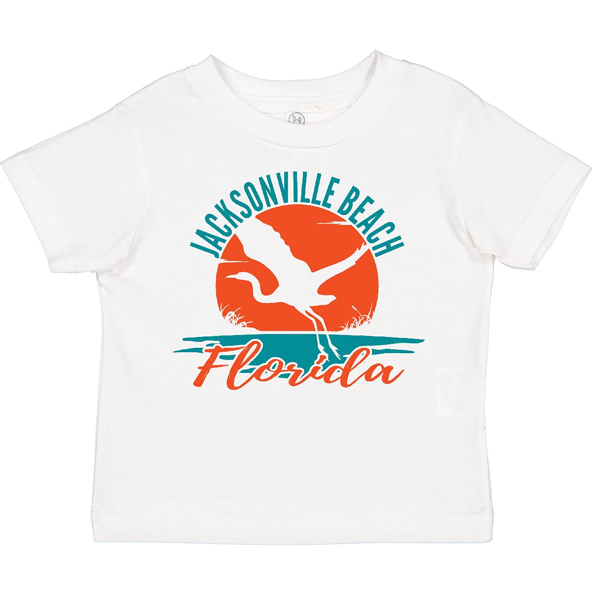 Inktastic Jacksonville Beach Florida Vacation Trip Toddler T-Shirt - Cute Graphic Tee for Boys & Girls - Soft Cotton Travel Shirt for Beach Holidays & Family Trips