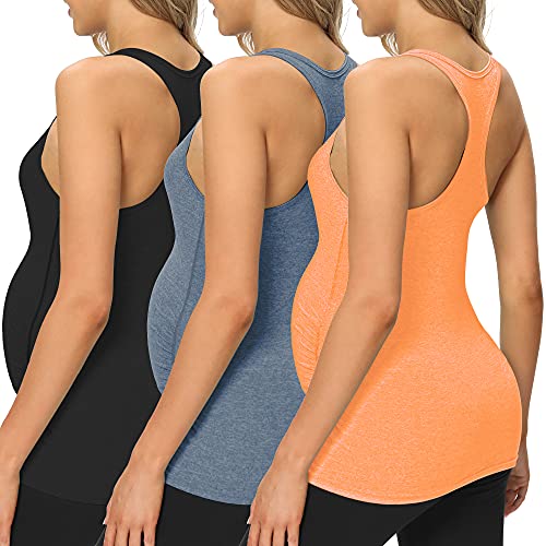 3 Pack Black/Navy/Orange