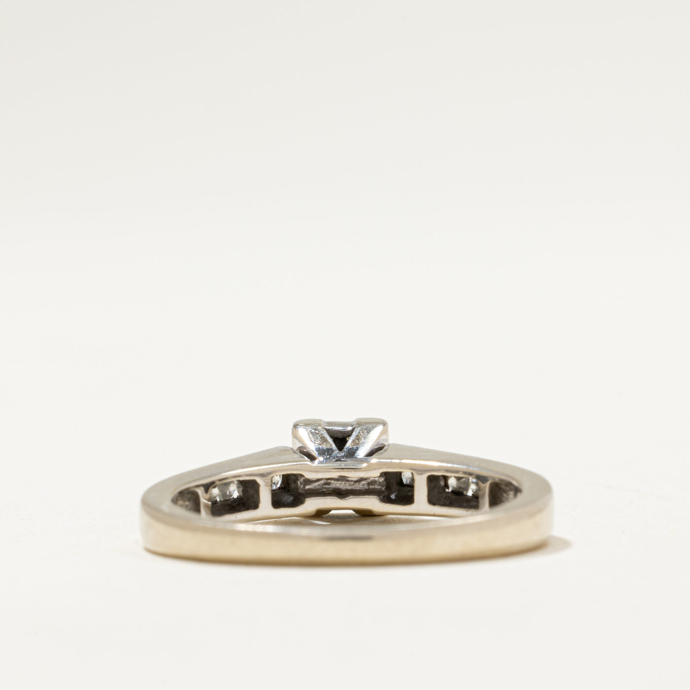 0.34ctw Princess Cut Diamond Engagement Ring for Women - Size 7.25 | Elegant Illusion Wedding Band Set | Perfect for Proposals, Anniversaries & Special Occasions