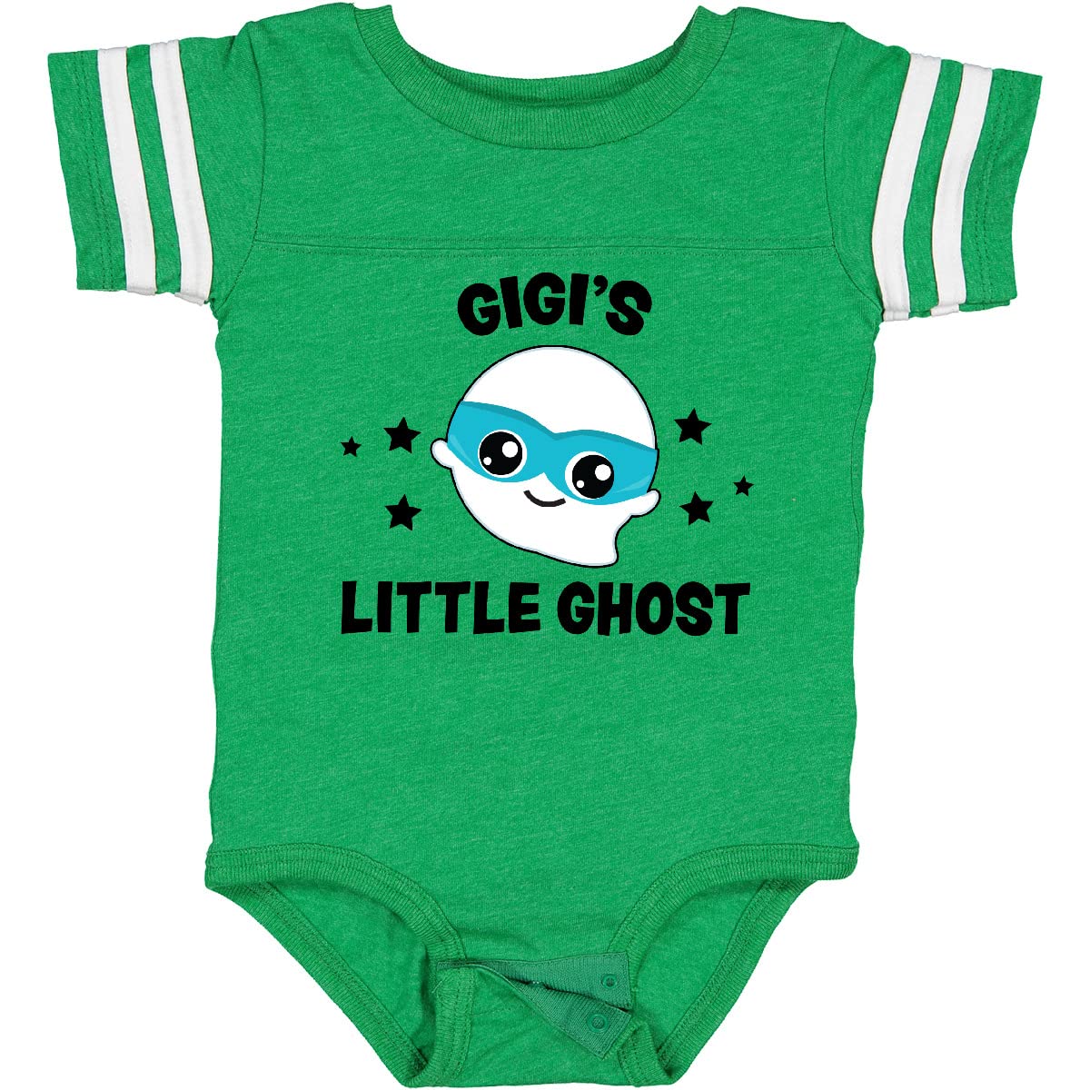 Inktastic Cute Gigi's Little Ghost with Stars Baby Bodysuit - Soft Cotton Onesie for Newborns & Infants - Perfect for Halloween, Birthday Gifts & Photo Shoots