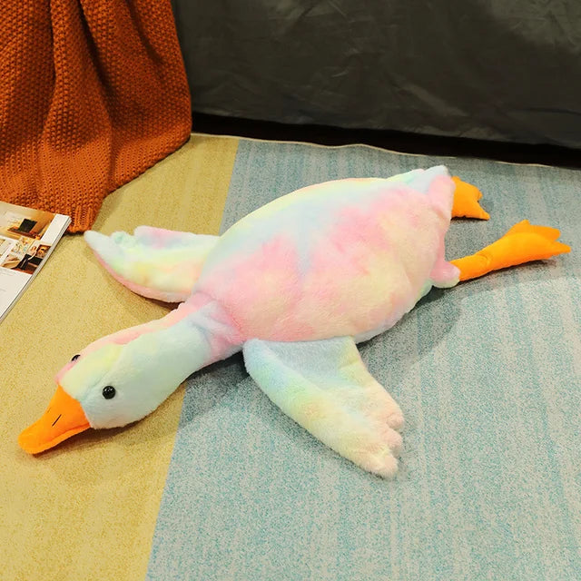 50cm Mini Lying Duck Plush Toy - Kawaii Animal Goose Stuffed Pillow for Kids, Soft Cushion Mat for Girls Bedroom Decor, Birthday Gift for Children (Perfect for Nursery, Playroom & Sleep Comfort)