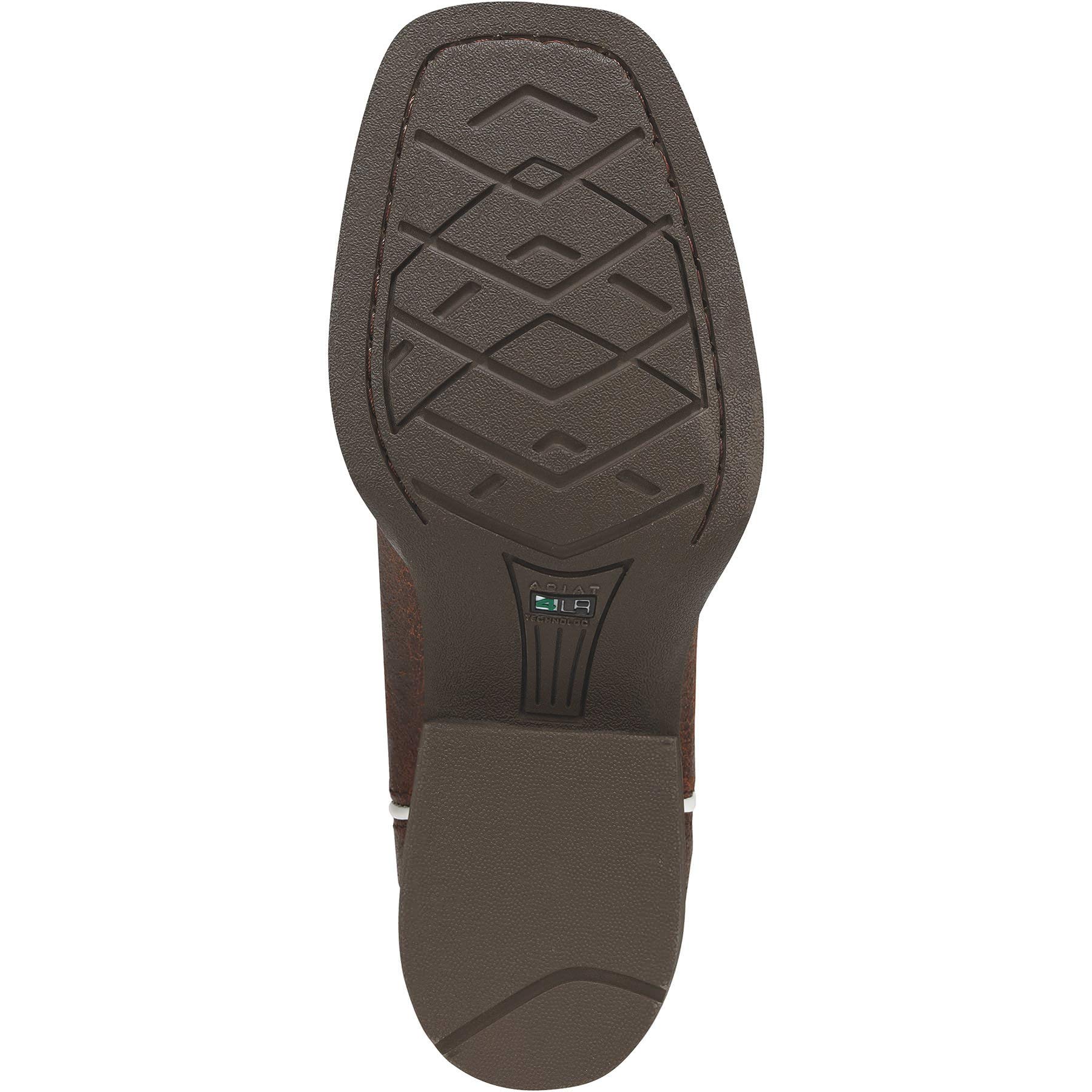 ARIAT Kids' Tombstone Western Boots - Durable Leather Cowboy Boots for Boys & Girls - Perfect for Rodeo, Horse Riding & Western Fashion