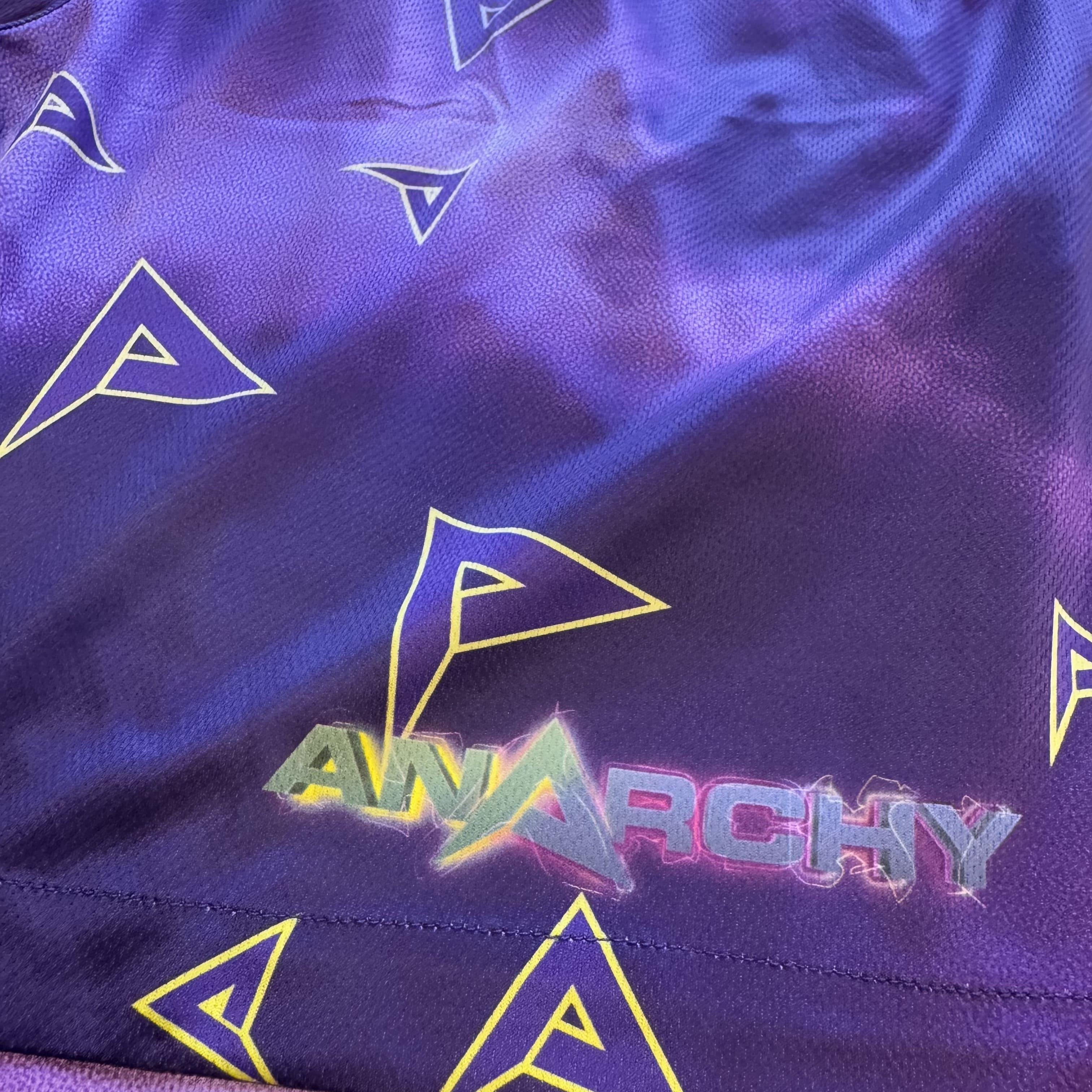Anarchy Mesh Shorts for Men - Lightweight Breathable Running & Gym Workout Shorts with Shockwave Technology - Perfect for Jogging, Training & Outdoor Sports