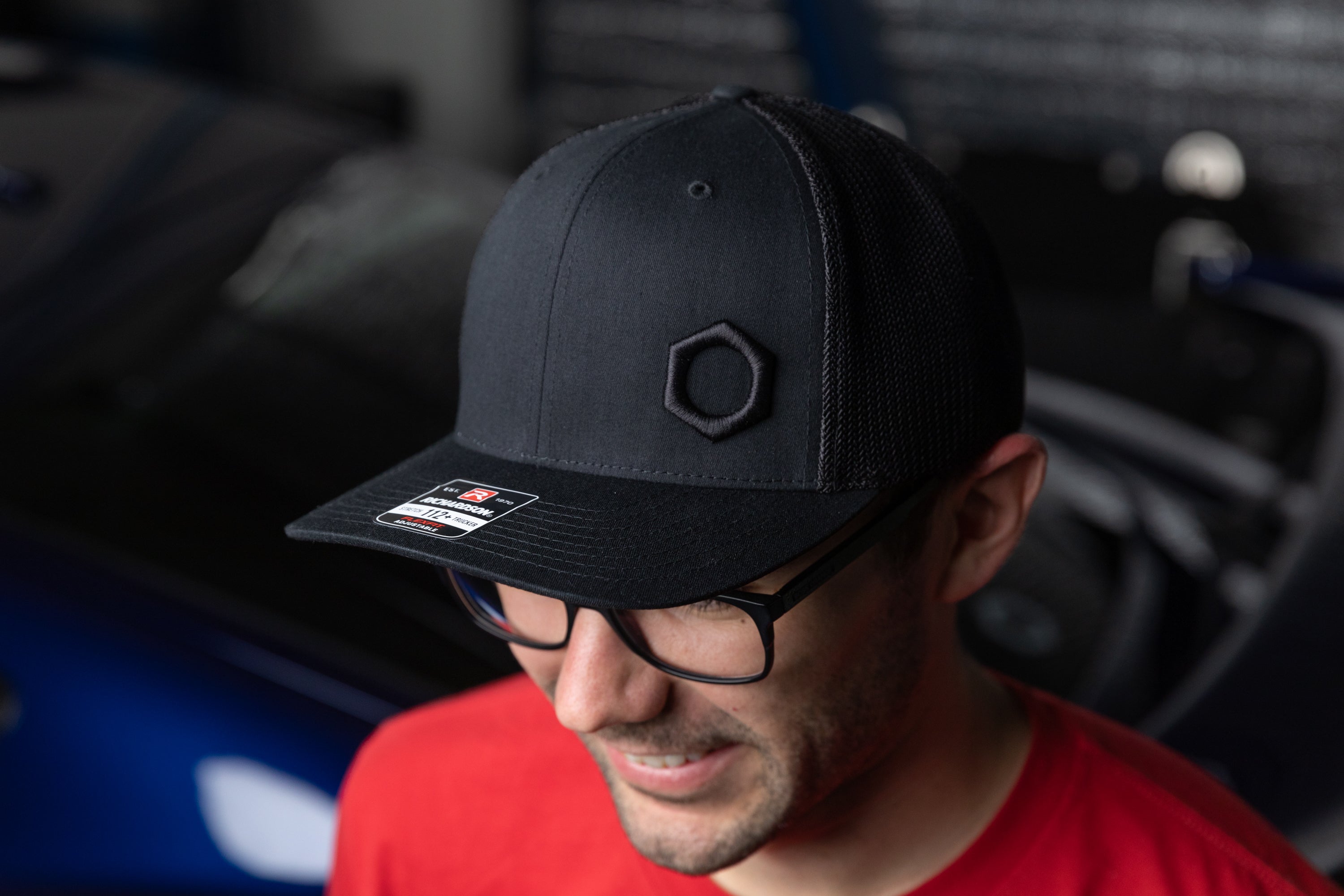 Obsessed Garage Raised Hex Hat Snapback Cap - Stylish Adjustable Dad Hat for Men & Women | Perfect for Outdoor Activities, Sports, and Casual Wear