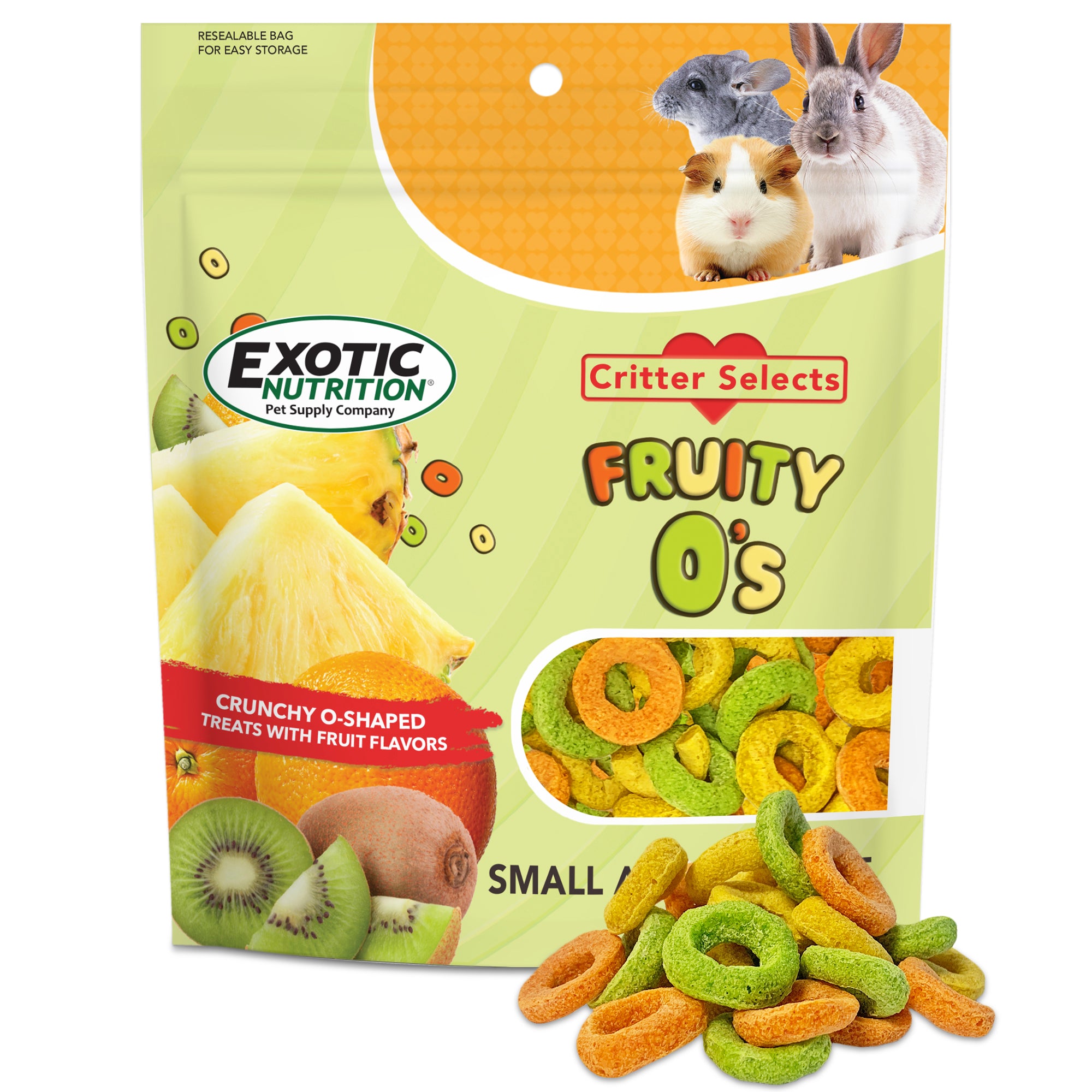 Fruity O's Treat - Delicious Fruit Flavored Cereal Snacks for Kids & Adults - Perfect for Breakfast, Snacking & On-the-Go