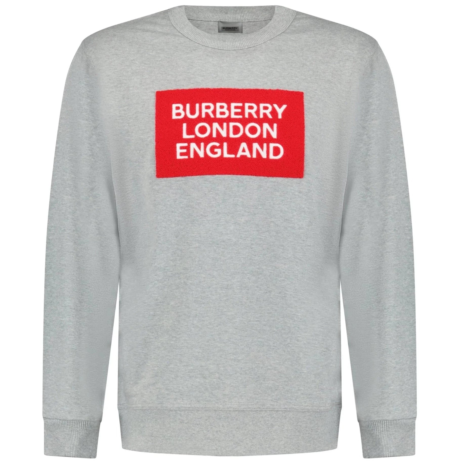 Burberry Fawson Applique Logo Sweatshirt - Women's Luxury Cotton Pullover Hoodie for Casual Wear & Street Style Fashion