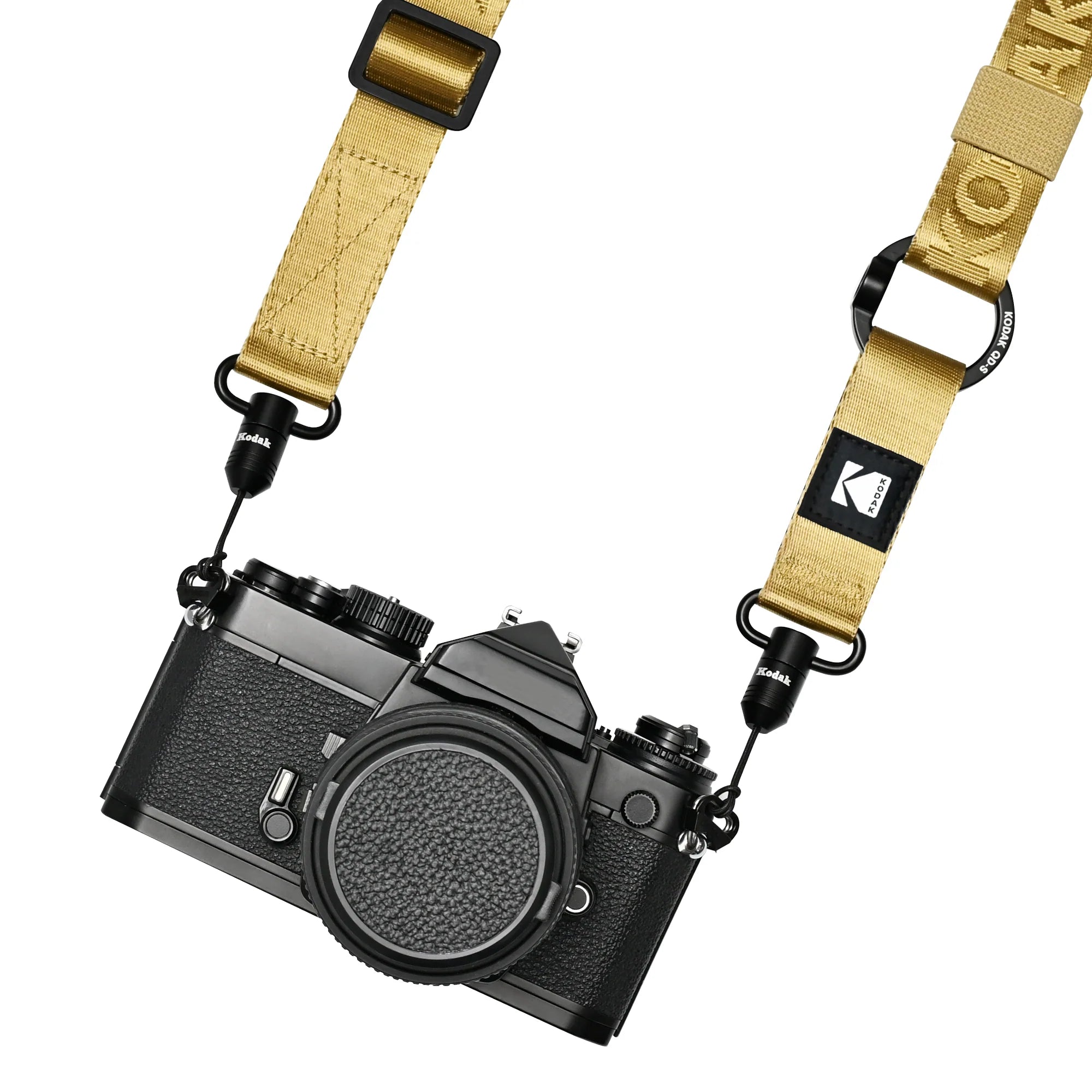 KODAK Multi-Purpose Camera Strap (Khaki) - Durable Adjustable Neck Strap for DSLR, Mirrorless & Film Cameras - Perfect for Travel, Hiking & Photography Enthusiasts