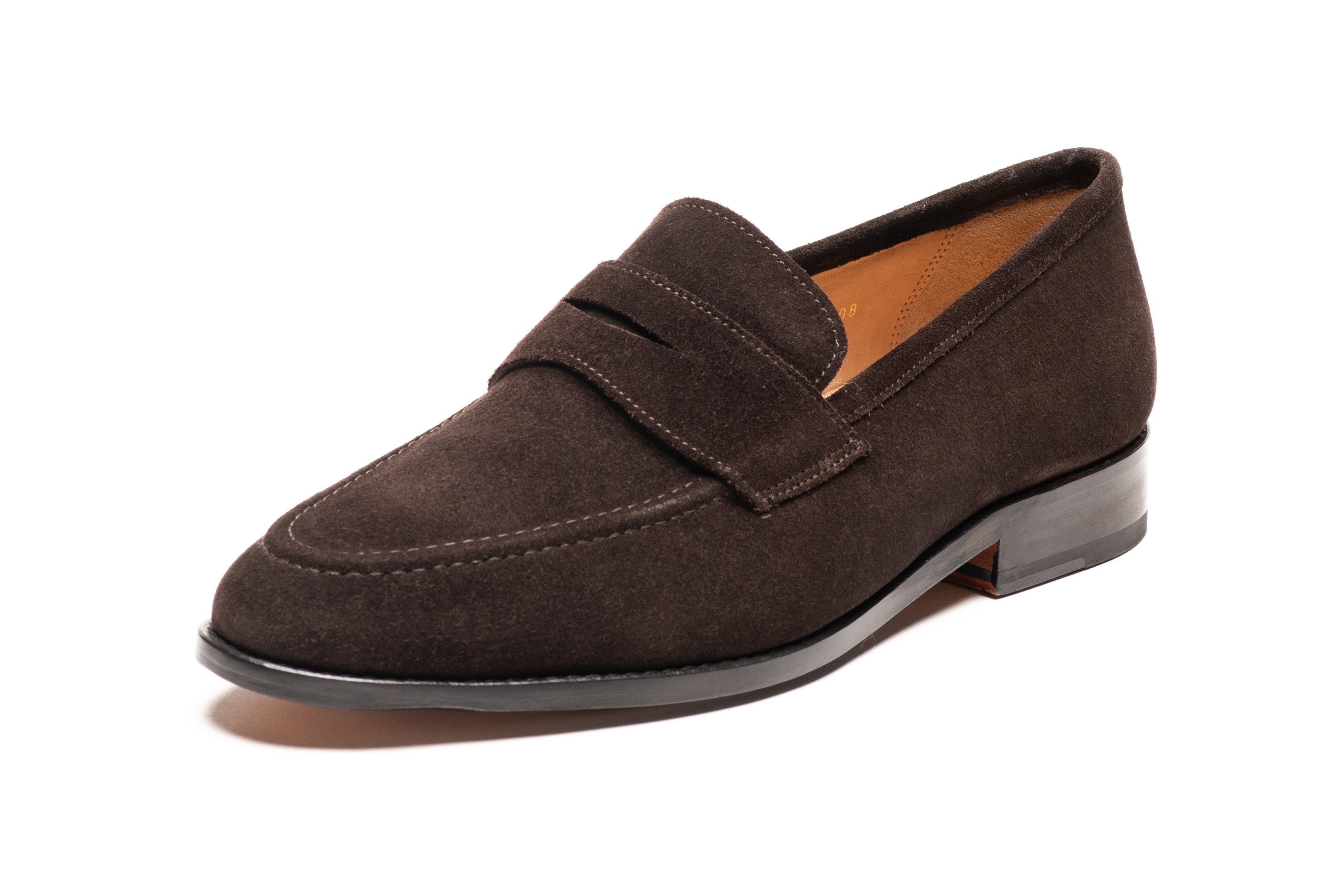 Premium Dark Brown Suede Penny Loafers for Men & Women - Comfortable Slip-On Dress Shoes for Office, Casual & Formal Occasions