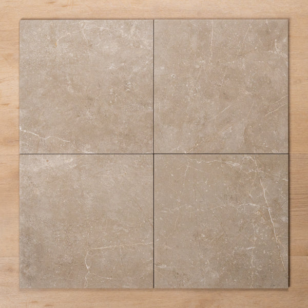 Premium Avalon Greige Matte P3 Porcelain Tile 300x300mm (12x12 Inch) - Durable Floor & Wall Tile for Bathroom, Kitchen, and Living Room