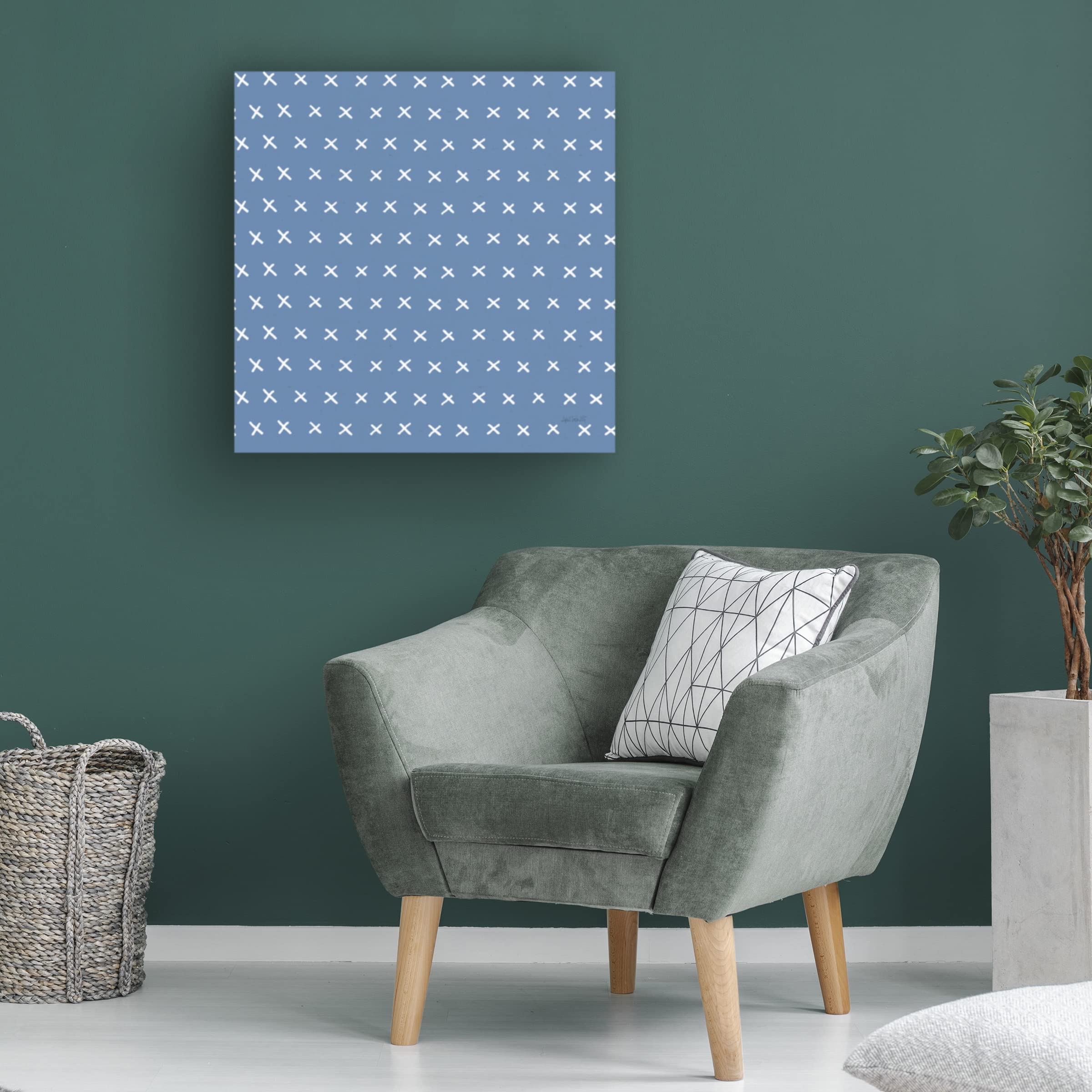 Anne Tavoletti 'Fruit Stand Pattern VIC' Canvas Wall Art Print - Modern Kitchen Decor, Dining Room Painting, Fruit Still Life Artwork for Home & Office