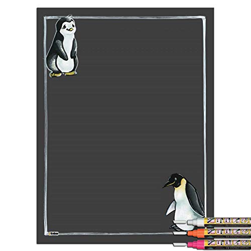 Penguin With 3 Bright Markers