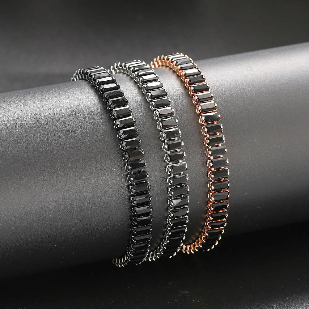 Premium Crystal Tennis Bracelet - Elegant & Sparkling Jewelry for Women | Perfect for Weddings, Parties & Special Occasions