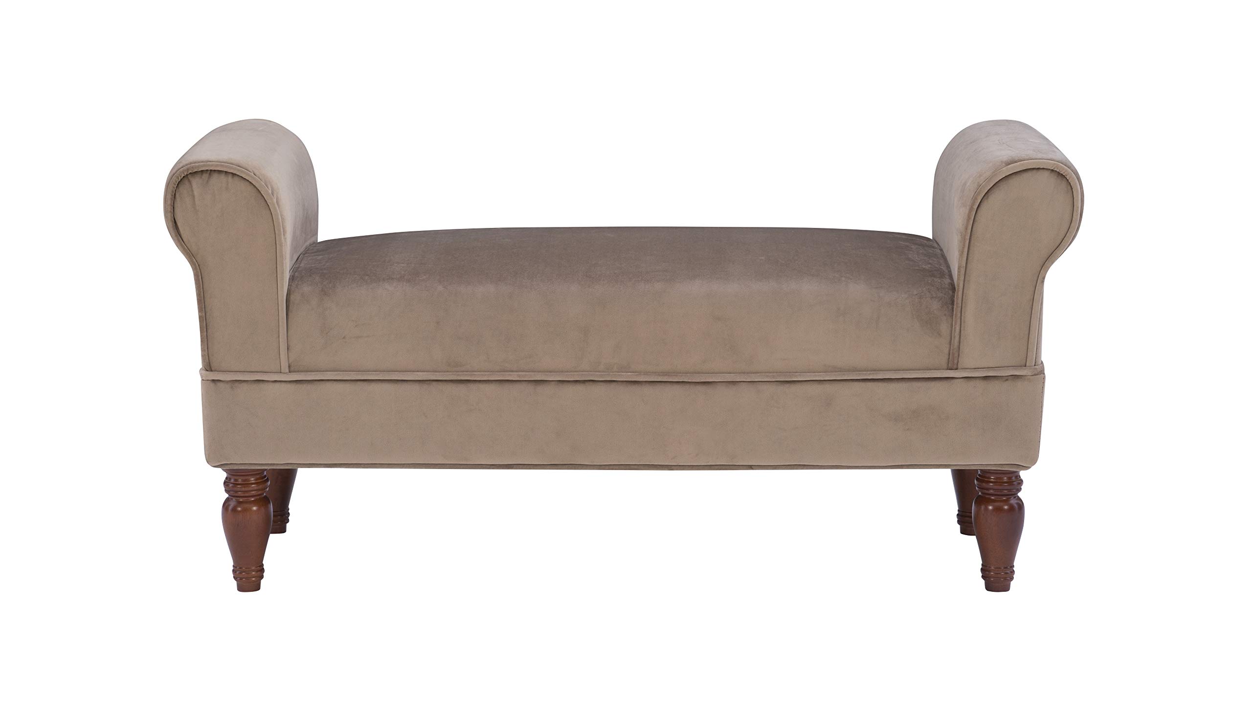 Linon Lillian Bench - Stylish Wooden Coffee Table Bench with Storage for Living Room, Bedroom & Entryway - Perfect for Small Spaces, Home Decor & Extra Seating