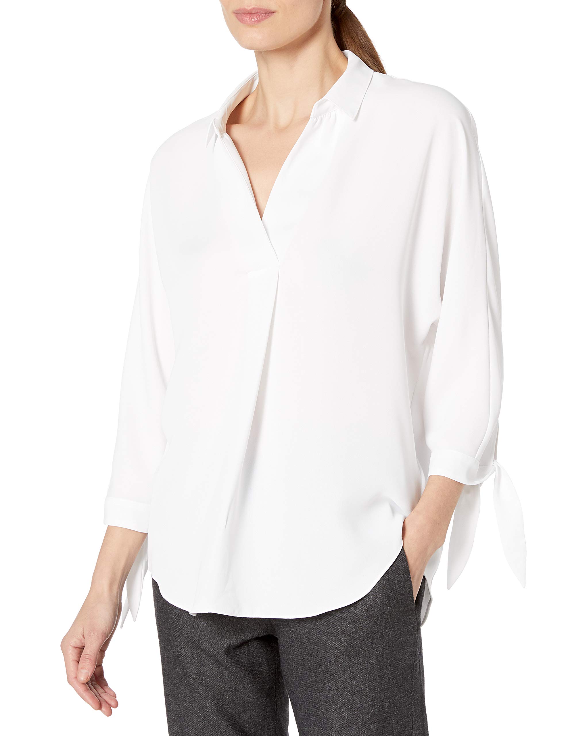 NIC+ZOE Women's Casual Button Down Shirt - Soft Cotton Blouse for Office, Travel & Everyday Wear | Stylish Tops for Work & Weekend Outfits