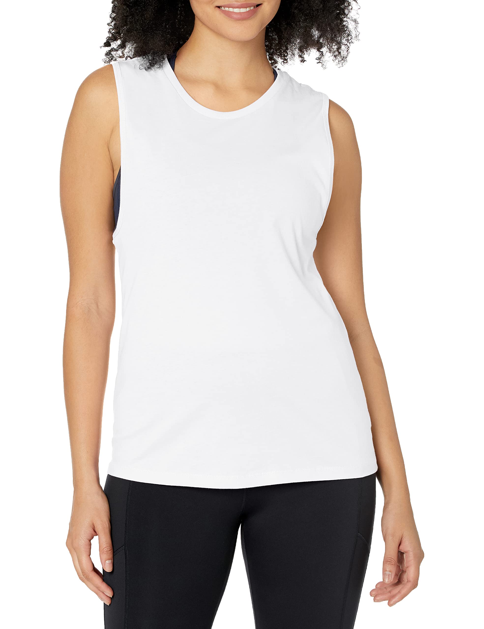 Marky G Apparel Women's Jersey Muscle Tank - Soft Stretchy Workout Top for Yoga, Gym & Summer Fashion