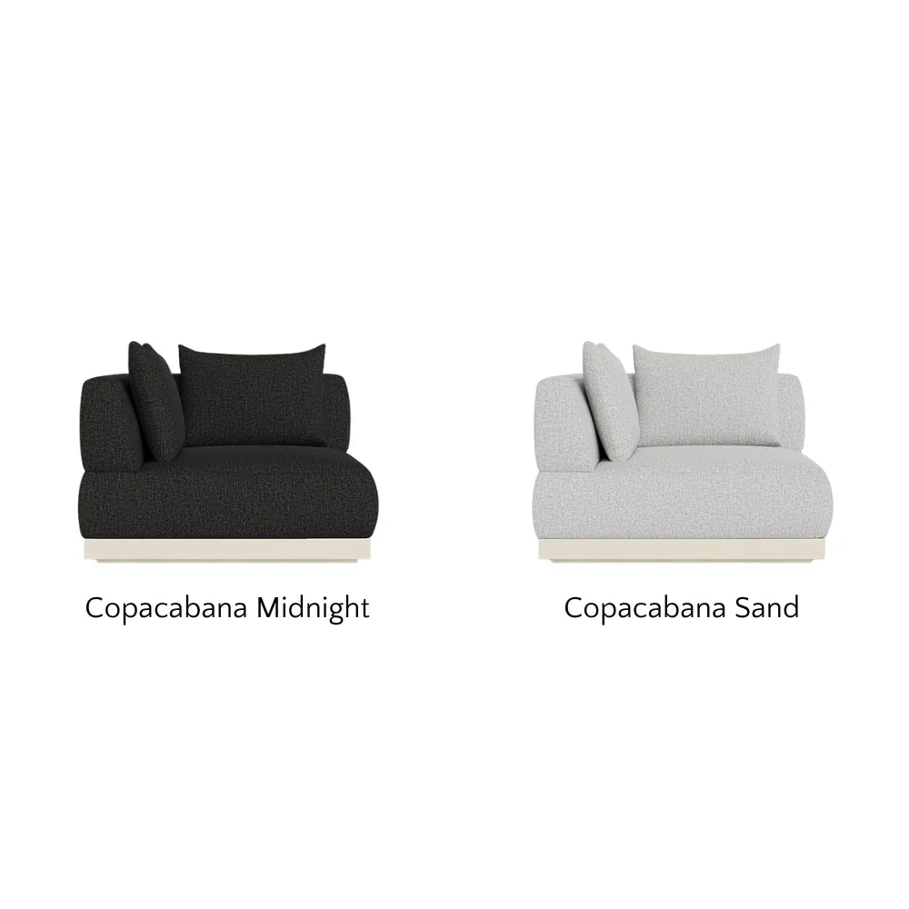 Amalfi Outdoor Corner Sectional Sofa Set - Waterproof Wicker Patio Furniture with Cushions - Perfect for Backyard, Poolside & Garden Relaxation