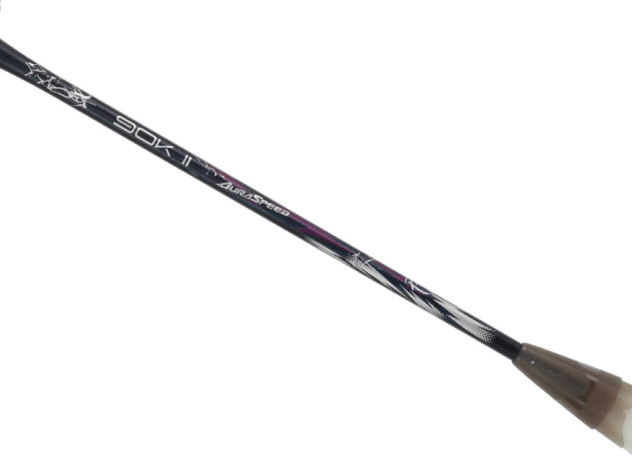 Victor AuraSpeed 90K II Badminton Racket - Professional Carbon Fiber Badminton Racquet for Advanced Players - Perfect for Tournaments & Training Sessions