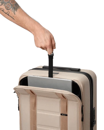 Db Frame Front Access Carry On Luggage - Lightweight & Durable Travel Suitcase for Airplane, Business Trips & Weekend Getaways